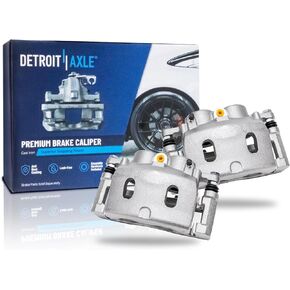 Detroit Axle - Front 2pc Brake Calipers for Chevy Silverado GMC Sierra Suburban Express Savana Yukon XL 1500 Tahoe Cadillac Escalade ESV EXT XTS, 2 Disc Brake Calipers Replacement in Saudi Arabia