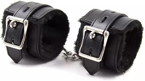 Leather Black Pink Ankle Strap Wrist Cuff Fitness Leg Exercise Adjustable Locking Ankle Bracelet Kit Cosplay Cuff Accessories in Saudi Arabia