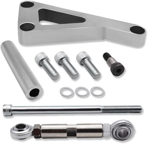 Polished Aluminum Power Steering Bracket Kit and Alternator Bracket Kit For Chevy SBC 283 305 350 400 Long Water Pump in Saudi Arabia