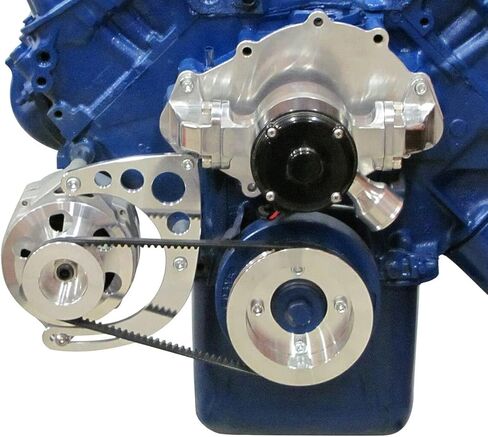 Alternator Bracket compatible with Big Block Ford 429 460 Engines with Electric Water Pump and Ford Alternator; Low Mount in Kuwait