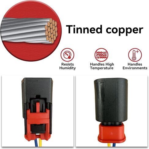 68064995AA Connector-مستشعر TOWANT TEMP لـ Chrysler 200 (17-11) ، 300 (23-08) / Dodge Challenger (23-08) ، Charger (23-08) ، Journey (19-09) S2442 ، PT2427 in Kuwait