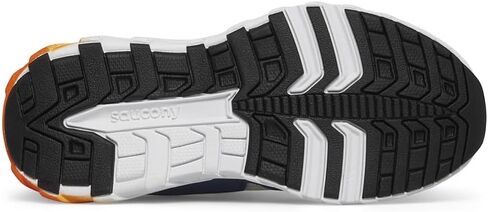حذاء رياضي Saucony Wind Alternative Closure 2.0، رمادي/كحلي/برتقالي، 3.5 US للجنسين للأطفال الكبار in Saudi Arabia