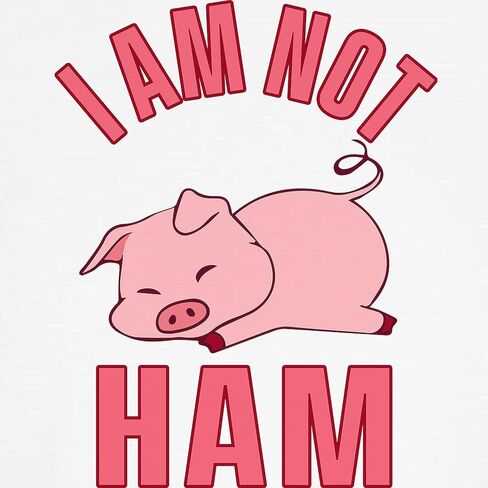 CafePress I Am Not Ham Animal Liberation Veg Baseball Jersey Kids Cotton Baseball Jersey, 3/4 Raglan Sleeve Shirt in Saudi Arabia