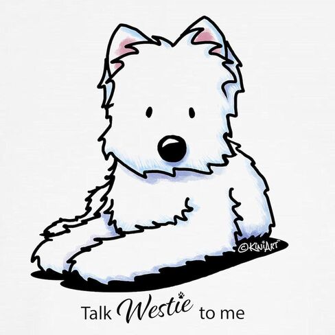 CafePress KiniArt Talk Westie to Me Kids Baseball T Shirt Kids Cotton Baseball Jersey, 3/4 Raglan Sleeve Shirt in Saudi Arabia