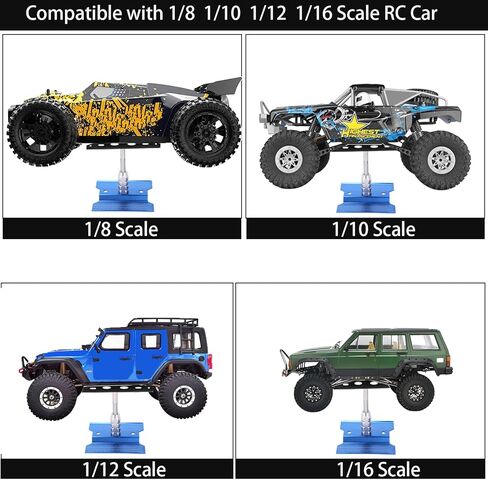RC سيارة موقف إصلاح محطة العمل المحمولة RC العمل حامل RC إصلاح موقف ل 1/8 1/10 1/12 و 1/16 مقياس RC سيارات الشاحنات الزواحف وأكثر من ذلك in Kuwait