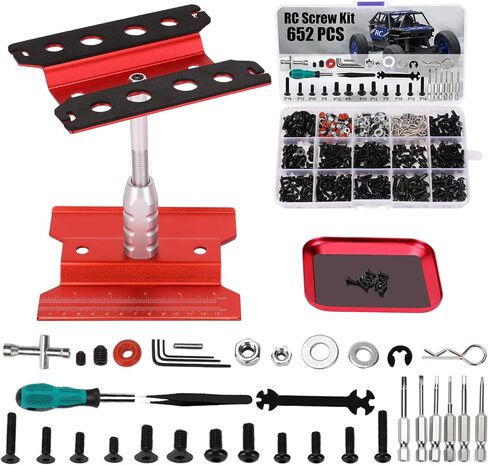RC Car Stand Repair Workstation Portable RC Work Stand RC Repair Stand for 1/8 1/10 1/12 and 1/16 Scale RC Cars Trucks Crawlers and More in Saudi Arabia