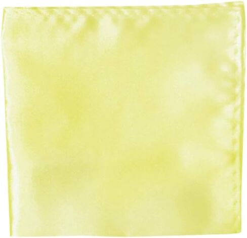 Made in Italy Men's Hand Rolled Solid Color Pocket Square Hanky,Silk in Saudi Arabia