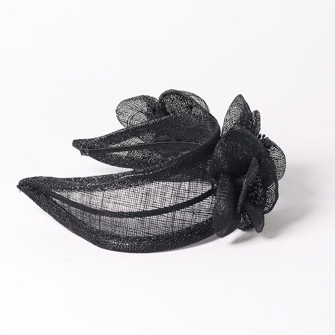 Sinamay Fascinators Headpiece for Women Ladies Derby Hat with Flower Wedding Cocktail Tea Party Dress Church Hats in Saudi Arabia