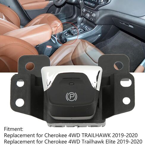 Parking Brake Switch 68141759AB Replacement for Cherokee 2014‑2020, Electric Hand Brake Parking Button in Saudi Arabia