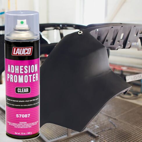 LAUCO Automotive Adhesion Promoter 13 oz Spray Can - Pack of 2 - Use on Multi Surfaces Like Automotive Plastics, Bumpers, Vinyl Trim and Fiberglass (2) in Kuwait