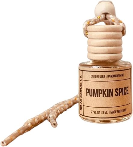 Vanilla + Cashmere, Hanging Car Air freshener, Hanging Car Air Fragrance Oil diffuser, Cute Car Air Freshener, Long Lasting Car Air Freshener, Car Air Diffuser, Made In USA, Glass in Saudi Arabia