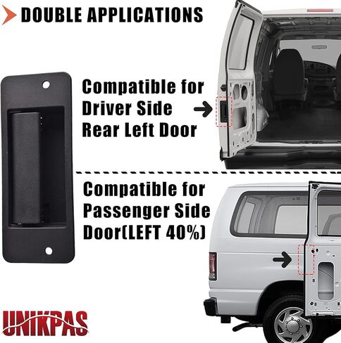 Side Door Handle Compatible for Ford E150 E250 E350 1992-2007 Passenger Side Hinged Door Right Side Exterior Handle Replacement in Saudi Arabia