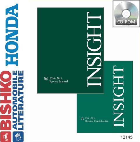 Bishko Automotive Literature - SPOR Service Repair Manual CD W/ETM Engine Electrical for 2010 2011 Honda Insight in Saudi Arabia
