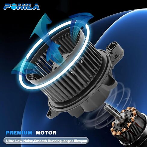 HVAC Heater Blower Motor Compatible with 2015 2016 2017 2018 2019 2020 2021 2022 2023 Ford Transit-150&Transit-250&Transit-350,Transit-350HD Replace# GK29-18456-AA, BK2T18456AC in Saudi Arabia