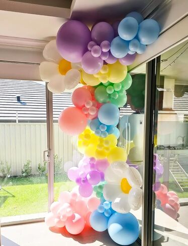 Christmas Balloons, 50 Pcs 12 Inch Red Green White Balloons with Candy Cane Foil Balloons,Holiday Balloons for Birthday Christmas Party Baby Shower Decorations in Kuwait