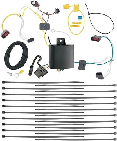 REES TRAILER HITC + 4 WAY WIRING لـ 14-21 JEEP GRAND CHEROKEE 2022 أسبوع 44650 الفئة 3 in Saudi Arabia