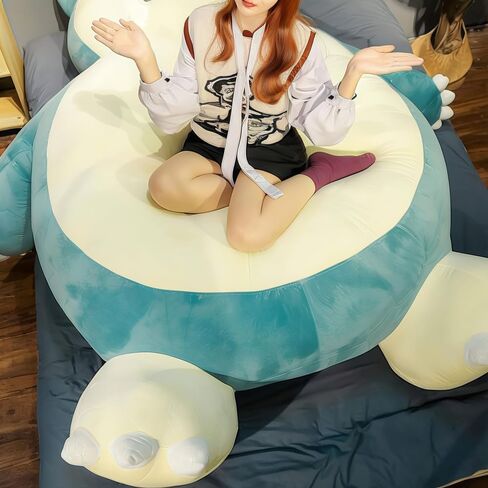 UnStuffed Animal Storage Bean Bag Chair Cover Cat Plush Bean Bag Toy for Birthday Gift (NRL, 200cm) in Saudi Arabia