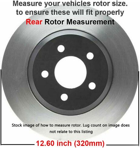 Detroit Axle - Brake Kit for 2005-2020 Chrysler 300, 2009-2020 Dodge Challenger Disc Brake Rotors Ceramic Brakes Pads Replacement : 12.60'' inch Front & Rear Rotors in Saudi Arabia