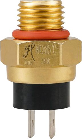 مستشعر التبديل الحراري المروحة المروحة الرادياتير 85 (± 3) ° C-ON ، 75 (± 5) ° C-OFF متوافق مع KTM 450 EXC Factory 2005 2011 2007 500 XC-W 2012-2013 525 XC-W 2007 530/450 XCR-W 2002 in Saudi Arabia