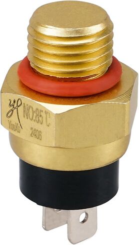 مستشعر التبديل الحراري المروحة المروحة الرادياتير 85 (± 3) ° C-ON ، 75 (± 5) ° C-OFF متوافق مع KTM 450 EXC Factory 2005 2011 2007 500 XC-W 2012-2013 525 XC-W 2007 530/450 XCR-W 2002 in Saudi Arabia