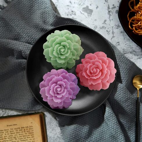 Hydrangea Flower Silicone Mold for Candle Soap Fondant Chocolate Candy Cake Decorating Baking Pastry Polymer Clay in Saudi Arabia