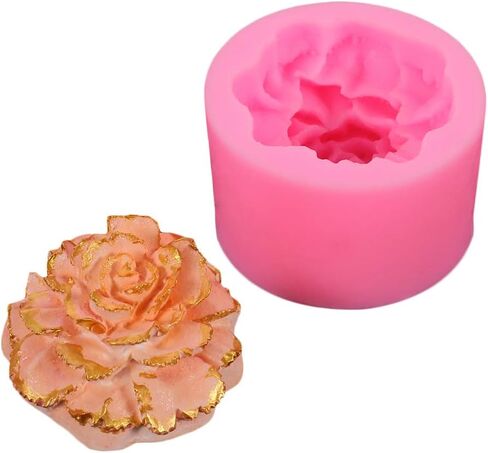 Hydrangea Flower Silicone Mold for Candle Soap Fondant Chocolate Candy Cake Decorating Baking Pastry Polymer Clay in Saudi Arabia