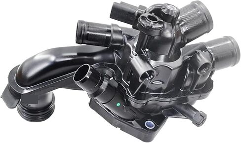 New Thermostat Housing 9808646980 FIT for mini r56 r55 fit for Peugeot 207 208 308 508 2008 3008 1.4 1.6 16VTI fit for Citroen DS3 C3 Toolant (بدون سلك) in Kuwait
