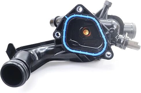 New Thermostat Housing 9808646980 FIT for mini r56 r55 fit for Peugeot 207 208 308 508 2008 3008 1.4 1.6 16VTI fit for Citroen DS3 C3 Toolant (بدون سلك) in Kuwait