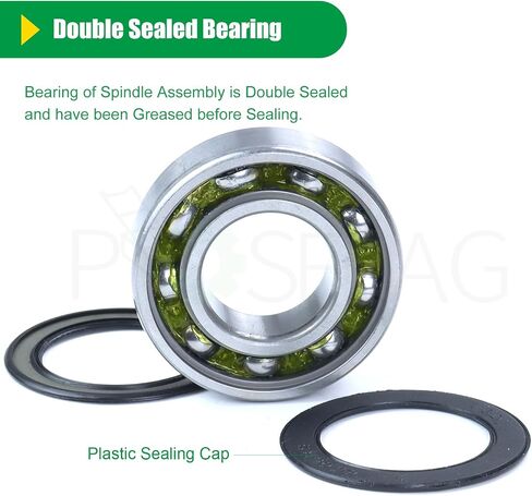 918-06981 Spindle Assembly Pre-Greased Replaces 618-06981, 918-06981, 618 06981, 918 06981, 61806981, 91806981 for Cub Cadet XT1-LT50, XT2-LX50 Lawn Tractors in Kuwait