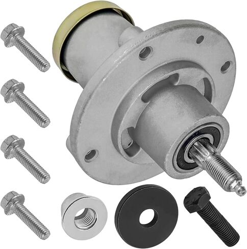 Caltric Spindle Mandrel Assembly Compatible with Husqvarna Zero Turn Mower Z 248F Z248F / 539131898 in Saudi Arabia
