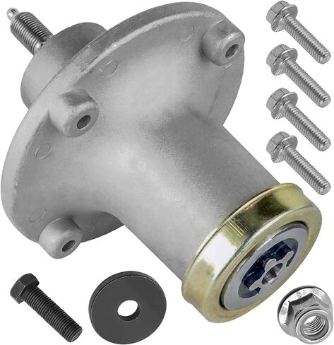 Caltric Spindle Mandrel Assembly Compatible with Husqvarna Zero Turn Mower Z 248F Z248F / 539131898 in Saudi Arabia