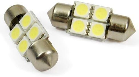 29-30mm Festoon LED Bulb DE3175LL 3022 DE3022 3175 DE3175 (2 pieces), WHITE in Saudi Arabia