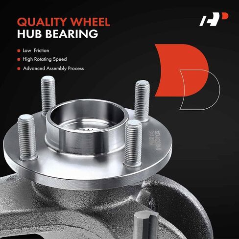 A-Premium 2 x Front Steering Knuckle & Wheel Bearing Hub Assembly Compatible with Ford Focus 2000 2001 2002 2003 2004, with 4-Wheel ABS, w/4-Lug, Replace # 2M5Z3K186BA 2M5Z3K185AB in Saudi Arabia