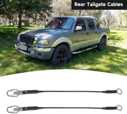 الأشرطة الخلفية لدعم الكبلات البوابة البوابة الالتقاط الأشرطة الابنة الابنة-متوافقة مع Ford for Ranger 1993-2001 ، 2003-2004 ، 2006-2008 for Mazda B2300/B3000/B3000 1994-2007-مجموعة من 2 in Saudi Arabia