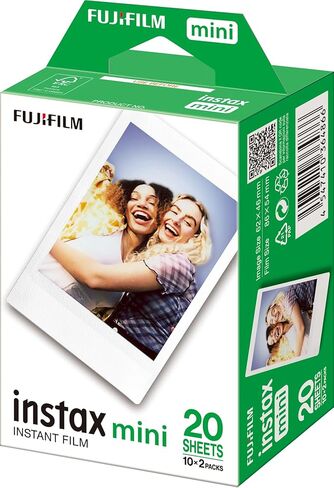 حزمة مزدوجة من فيلم Fujifilm INSTAX Mini Instant Film (أبيض) - الإصدار العالمي in Kuwait