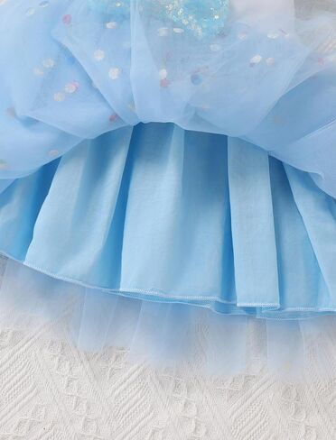 AWIBMK Baby Girls My 1st 2nd 3rd Birthday Dress Sequins Bowknot Confetti Dresses with Ear Hair Clips Photoshoot Outfit in Saudi Arabia