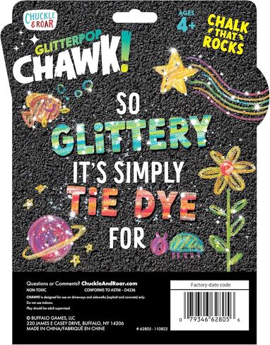 Chuckle & Roar - Glow Chawk! - Outdoor Fun - Great on Any Hard Surface - Glows in The Dark at Night - Ages 4 and Up in Saudi Arabia