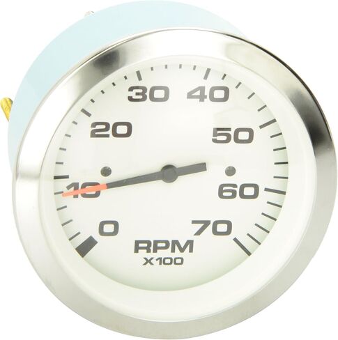 Sierra International 59737P Medium Lido Fog Resistant Tachometer, White in Saudi Arabia