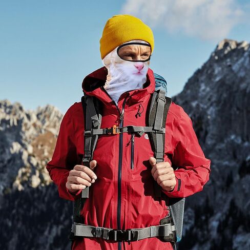 3D Cat Ski Mask Balaclava مع آذان للأنشطة في الهواء الطلق الموسيقية المهرجانات الموسيقية الهزلة حزب الهالوين حزب القطط. in Saudi Arabia