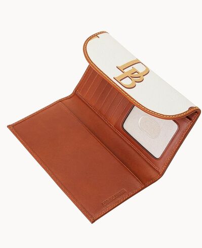 Dooney & Bourke Handbag, Monogram Continental Clutch Wallet in Kuwait