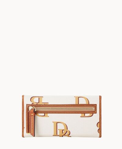Dooney & Bourke Handbag, Monogram Continental Clutch Wallet in Kuwait