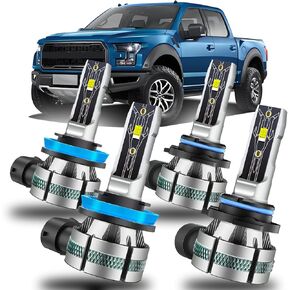 9006 HB4 High-Efficiency Lighting Bulbs Halogen Powersports 9006 Fog Light Blub Low Beam Replacement,Super Bright Non-polarity 6000K Cool White,Plug and Play,Pack of 2 in Saudi Arabia