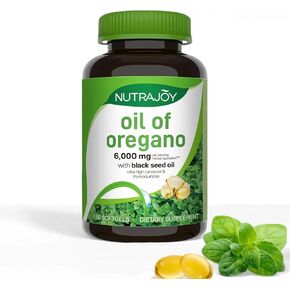Oil of Oregano-Oil of Oregano with Black Seed Oil-Natural Antioxidants & Immune Support& Non-GMO&Gluten Free Support Normal Energy Levels 6000mg-150 softgels in Saudi Arabia
