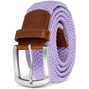 Perfect Fit Men's Woven Stretch Golf Belt with No-Hole Design | Metal-Reinforced Design, Resisting Breakage and Rust in Saudi Arabia
