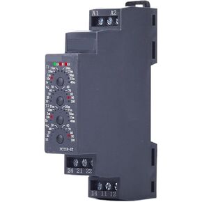 FCT18-ST 18MM DIN RAIN RIPLITION ACDC12V 24V 110V 220V TIMPER RELAY لبدء المحرك (AC220V) in Saudi Arabia