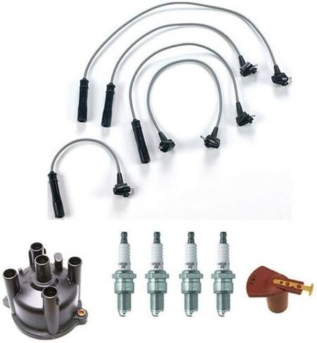 Cap Wires Cap & Rotor Skp Sparks Plugs Praps for Toyota Pickup & DLX 2.4L Engine 1993 1994 1995 in Kuwait