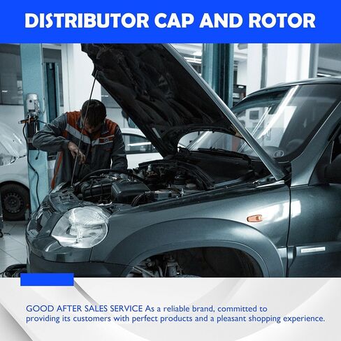 T3109ID Red Male HEI Distributor Cap and Rotor Compatible with most Chevy, Ford, Mopar HEI aftermarket distributors, K549 SBC 283 305 307 327 350 400 BBC 454 396 427 Distributor Cap Assembly in Saudi Arabia