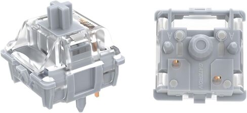 مفاتيح لوحة المفاتيح Gateron Aliaz باللون الوردي الصامت، مفاتيح خطية 60gf ذات 5 دبابيس، مفاتيح مفاتيح زنبركية مطلية باللون الأسود، مناسبة للوحات المفاتيح الميكانيكية (10 قطع) in Kuwait