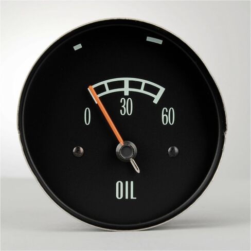 for Chevy for Corvette 1965-1967 Oil Pressure Gauge 80 Psi (Black) (Aluminum) 901-26048 in Saudi Arabia