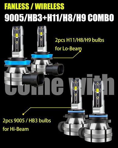 9006 HB4 High-Efficiency Lighting Bulbs Halogen Powersports 9006 Fog Light Blub Low Beam Replacement,Super Bright Non-polarity 6000K Cool White,Plug and Play,Pack of 2 in Saudi Arabia